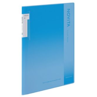[コクヨ] クリヤーブック〈ノビータ〉（固定式）A4 20枚 ライトブルー