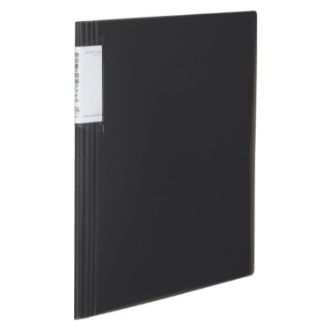[コクヨ] 領収書＆明細ファイル(固定式)ノビータ24P 黒