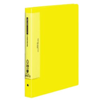 [コクヨ] クリヤーブックウェーブカット替紙式A4縦 25枚 黄