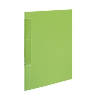 [コクヨ] クリヤーブック ウェーブカット<ノビータ>固定A4縦20枚 黄緑