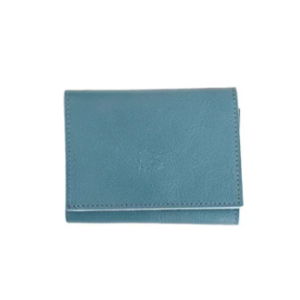 【IL BISONTE】イルビゾンテ　三つ折り財布　C0593/SMW036　ブルー