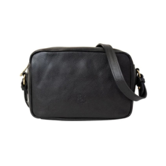 【IL BISONTE】イルビゾンテ　スクエアクロスボディバッグ　BCR296　ブラック