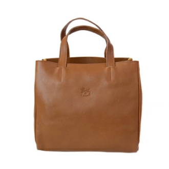 【IL BISONTE】イルビゾンテ　ハンドバッグ　BTO133　ブラウン