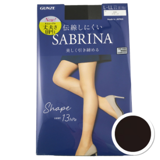 【SABRINA】サブリナ　シェイプ13hPaストッキング　SB520　ブラック　L～LL