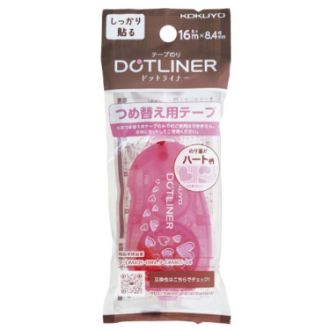 [コクヨ]テープのり<ドットライナー>ハート詰替え用テープ