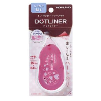 [コクヨ]テープのり<ドットライナー>ハートつめ替えタイプ8.4mm×16m