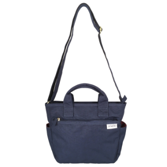 【anello】アネロ GRANDE　軽量はっ水 2WAY トートバッグ　ネイビー