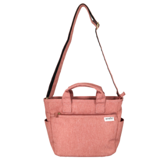 【anello】アネロ GRANDE　軽量はっ水 2WAY トートバッグ　ピンク