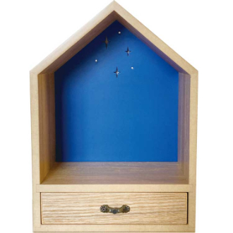 とんがり屋根の新しいおうち ネイビー