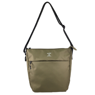 【anello】アネロ GRANDE　軽量はっ水 ショルダーバッグ　オリーブ