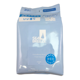 シーブリーズ フェイス&ボディシート フレッシュサボンの香り 30P