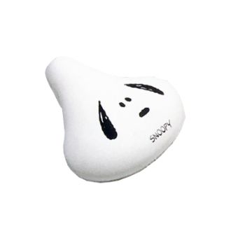 【SNOOPY】スヌーピー　サドルカバー　大型　 スヌーピー フェイス ホワイト