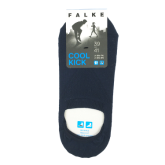 【FALKE】ファルケ　スニーカーソックス COOL KICK INVISIBLE　マリン　42-43
