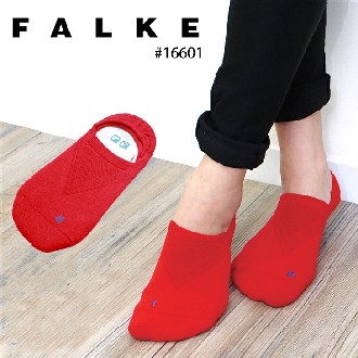 【FALKE】ファルケ　スニーカーソックス COOL KICK INVISIBLE　ファイヤー　42-43