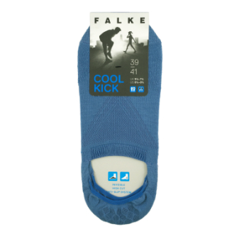 【FALKE】ファルケ スニーカーソックス COOL KICK INVISIBLE リボンブルー 44-45