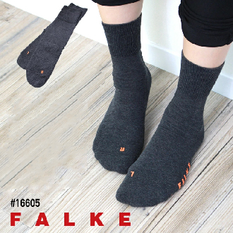 【FALKE】ファルケ　ソックス RUN　ダークグレー　42-43