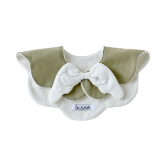 〔lien de famille リヤンドファミーユ〕もこもこ天使スタイ グリーン