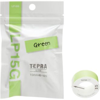 キングジム 「テプラ」Lite テープ グリーン