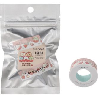 キングジム 「テプラ」Lite フィルムテープ すみっコぐらし ストロベリー