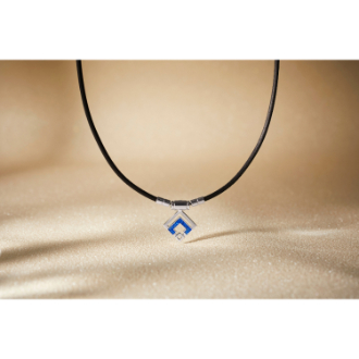 コラントッテ TAO ネックレス スリム ARAN mini M シルバー×ブルーラメ MM