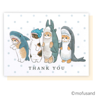 もふさんど　ミニカード／サンキュー