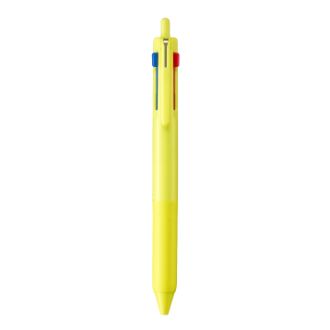 ジェットストリーム３色ボールペン0.7mm レモンイエロー