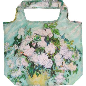 名画エコバッグ（ゴッホ「ホワイトローズ」）