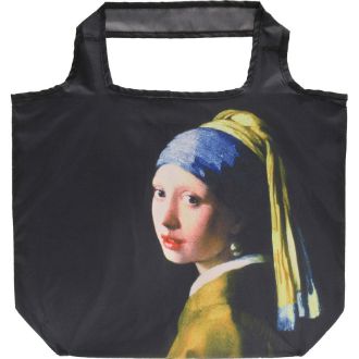 名画エコバッグ（フェルメール「青いターバンの少女」）