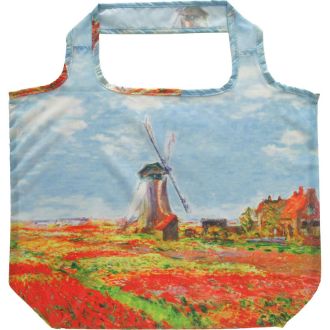 名画エコバッグ（モネ「チューリップ畑」）