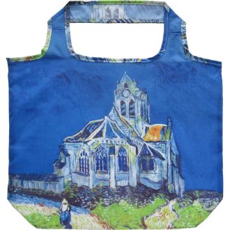 名画エコバッグ（ゴッホ「オーヴェルの教会」）