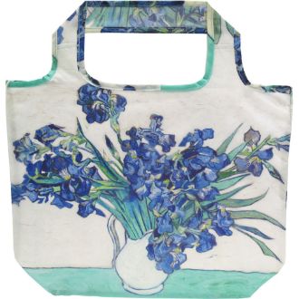 名画エコバッグ（ゴッホ「アイリスの花瓶」）
