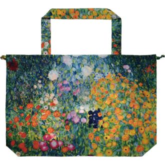 名画レインバッグカバー（クリムト「フラワーガーデン」）