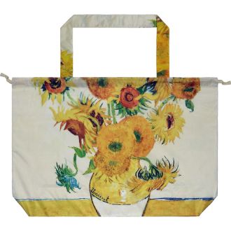 名画レインバッグカバー（ゴッホ「ひまわり」）