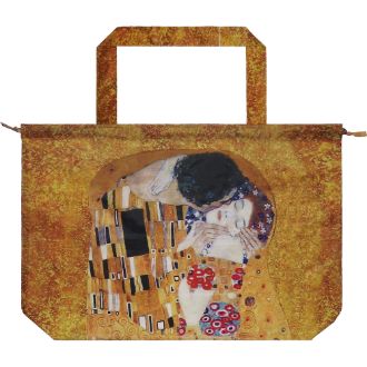 名画レインバッグカバー（クリムト「ザ・キス」）