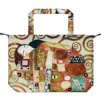 名画レインバッグカバー（クリムト「抱擁」）