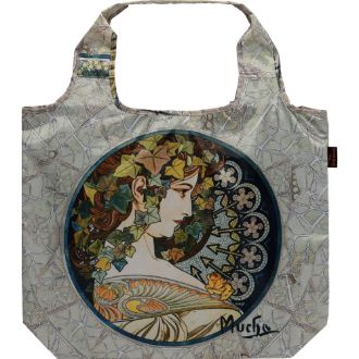 名画クーラーエコバッグ（ミュシャ「蔦」）