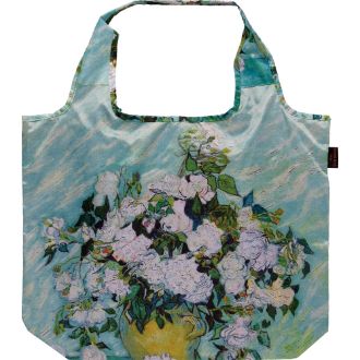 名画クーラーエコバッグ（ゴッホ「ホワイトローズ」）