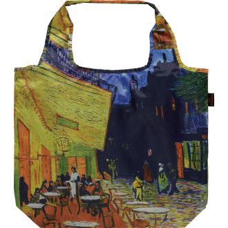 名画クーラーエコバッグ（ゴッホ「夜のカフェテラス」）