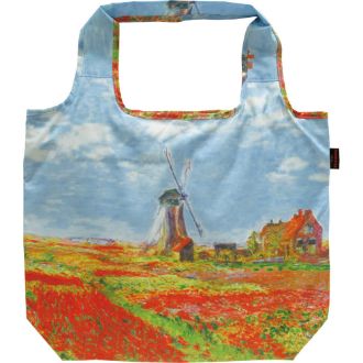 名画クーラーエコバッグ（モネ「チューリップ畑」）