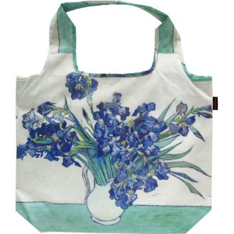 名画クーラーエコバッグ（ゴッホ「アイリスの花瓶」）