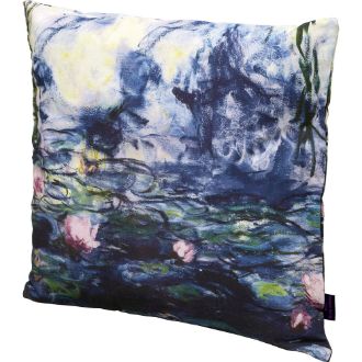 名画クッションカバー（モネ「睡蓮」）