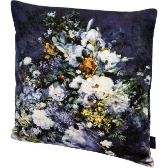 名画クッションカバー（ルノワール「大きな花瓶」）