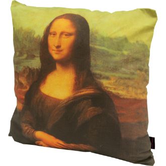 名画クッションカバー（レオナルド ダヴィンチ「モナリザ」）