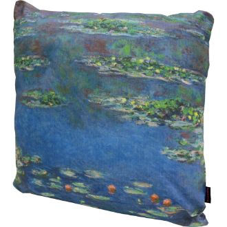 名画クッションカバー（モネ「睡蓮Ⅱ」）