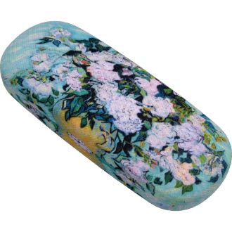 名画メガネケース（ゴッホ「ホワイトローズ」）