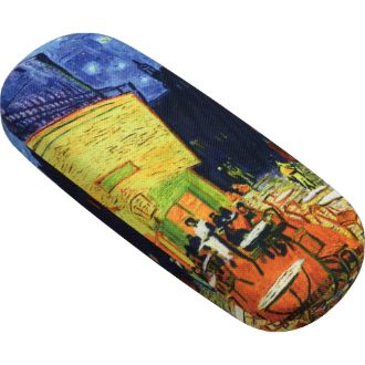 名画メガネケース（ゴッホ「夜のカフェテラス」）