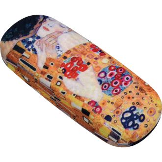 名画メガネケース（クリムト「ザ・キス」）