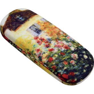 名画メガネケース（モネ「アーチストガーデン」）