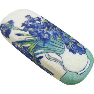 名画メガネケース（ゴッホ「アイリスの花瓶」）