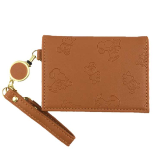 【SNOOPY】スヌーピー　二つ折りパスケース　スヌーピー＆ベア